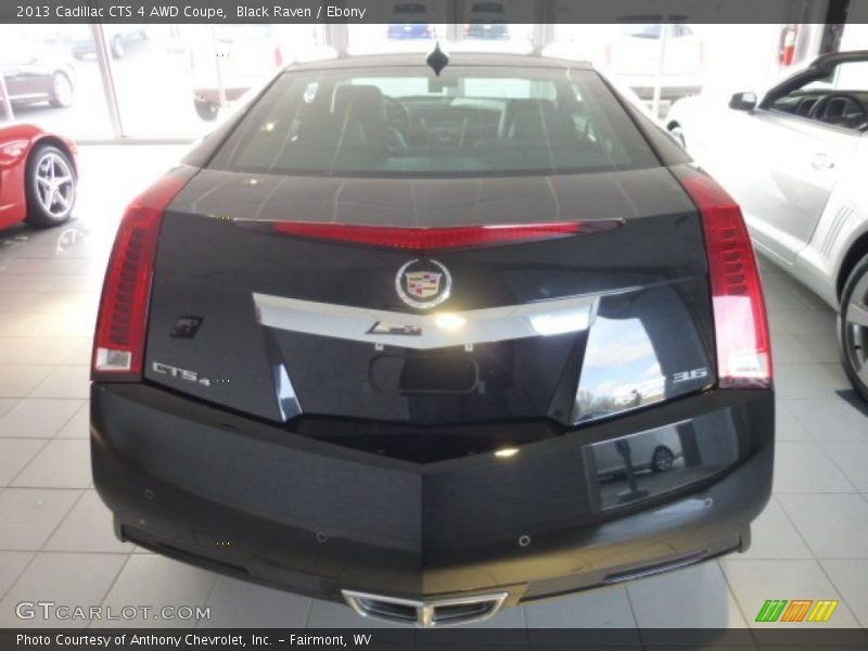 Black Raven / Ebony 2013 Cadillac CTS 4 AWD Coupe
