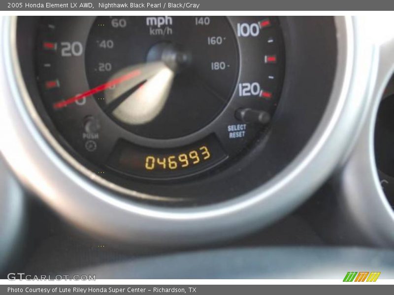 Nighthawk Black Pearl / Black/Gray 2005 Honda Element LX AWD