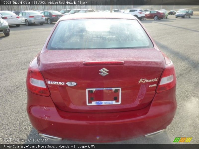Ablaze Red Metallic / Black 2013 Suzuki Kizashi SE AWD
