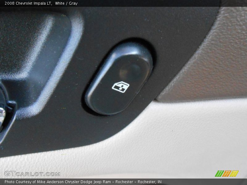 White / Gray 2008 Chevrolet Impala LT