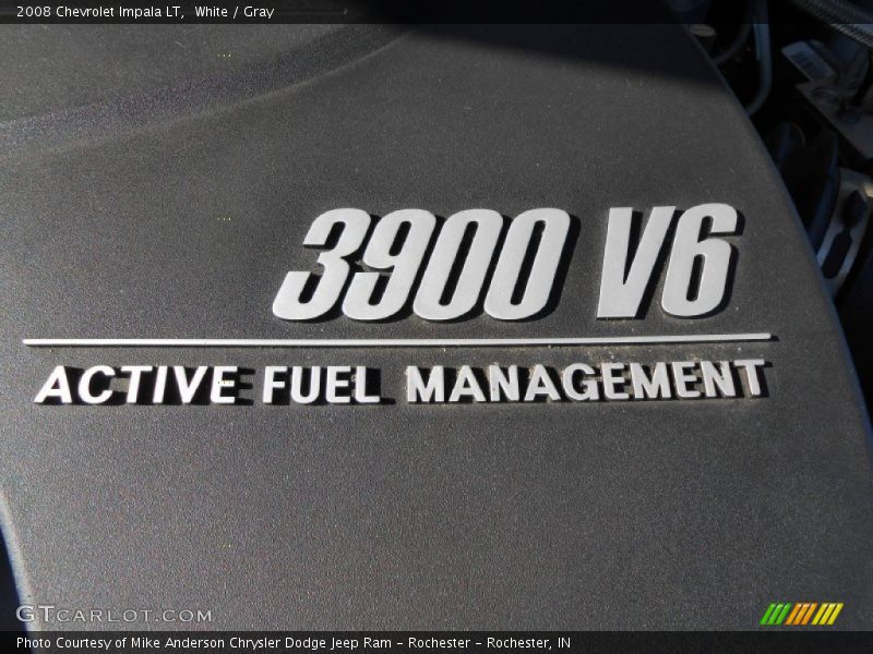 White / Gray 2008 Chevrolet Impala LT