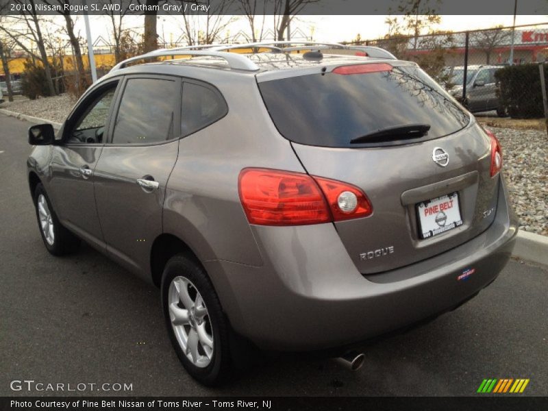 Gotham Gray / Gray 2010 Nissan Rogue SL AWD