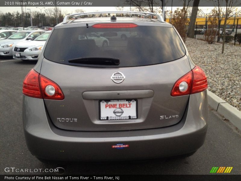 Gotham Gray / Gray 2010 Nissan Rogue SL AWD