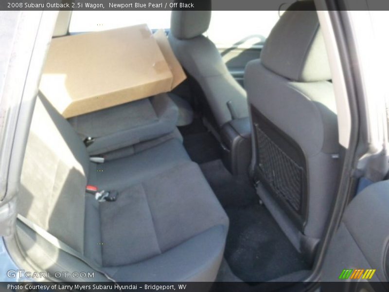 Newport Blue Pearl / Off Black 2008 Subaru Outback 2.5i Wagon