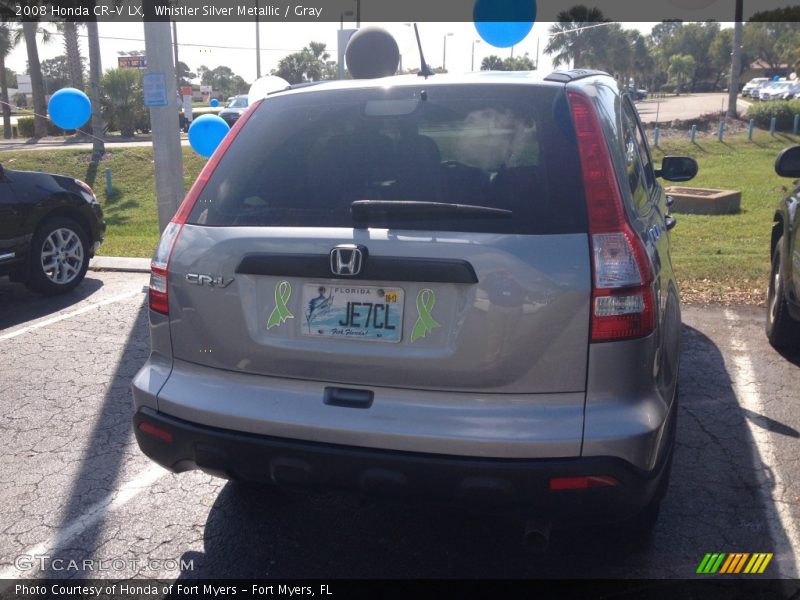 Whistler Silver Metallic / Gray 2008 Honda CR-V LX