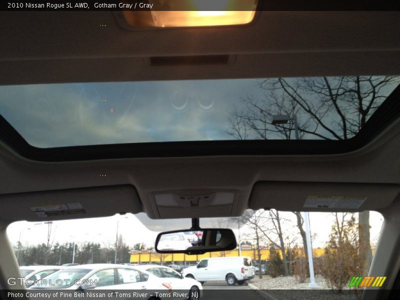 Gotham Gray / Gray 2010 Nissan Rogue SL AWD