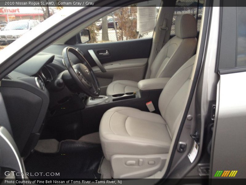 Gotham Gray / Gray 2010 Nissan Rogue SL AWD