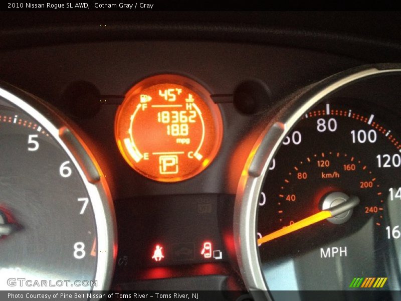 Gotham Gray / Gray 2010 Nissan Rogue SL AWD