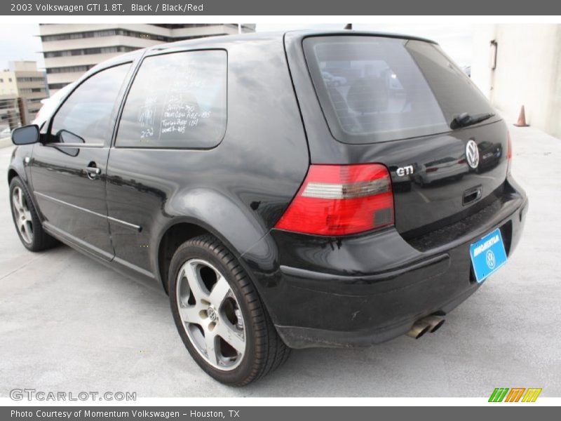 Black / Black/Red 2003 Volkswagen GTI 1.8T