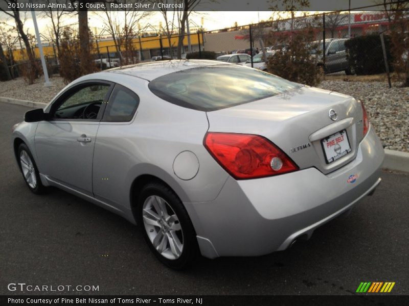 Radiant Silver / Charcoal 2010 Nissan Altima 2.5 S Coupe