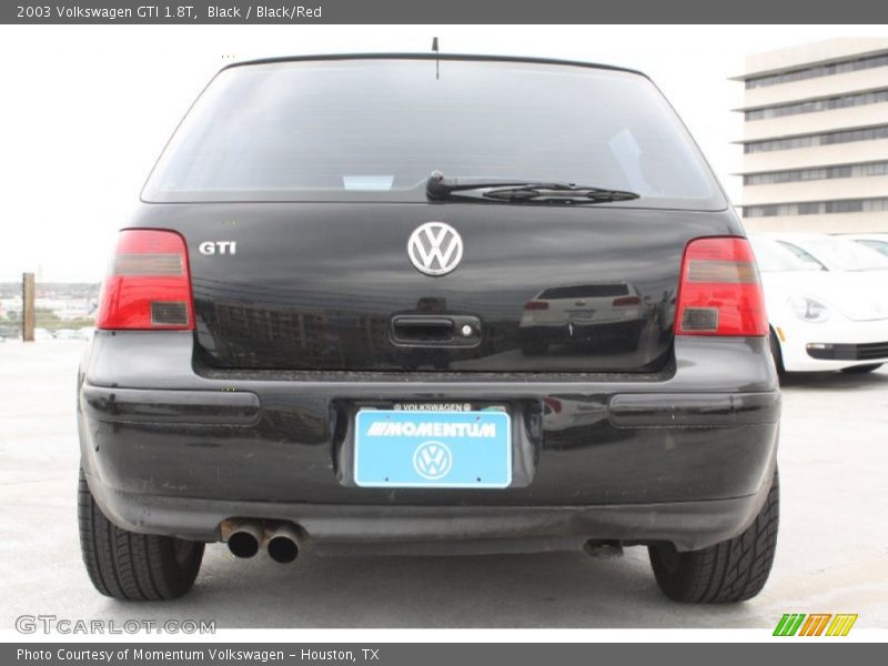 Black / Black/Red 2003 Volkswagen GTI 1.8T