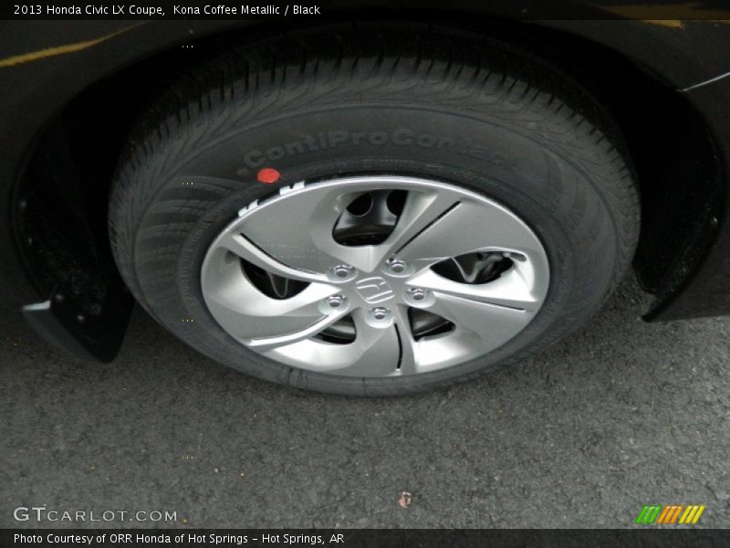 Kona Coffee Metallic / Black 2013 Honda Civic LX Coupe