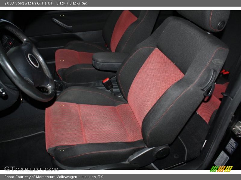 Black / Black/Red 2003 Volkswagen GTI 1.8T
