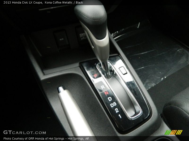 Kona Coffee Metallic / Black 2013 Honda Civic LX Coupe
