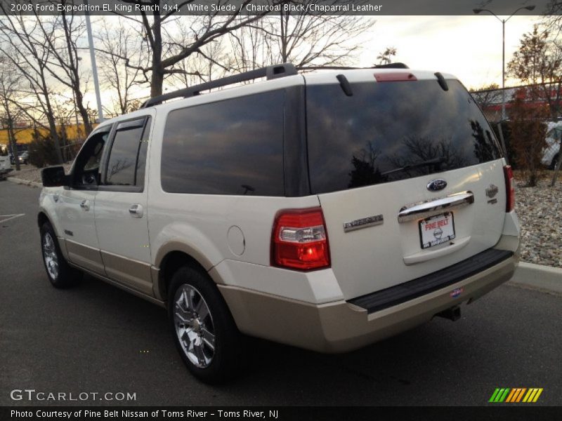White Suede / Charcoal Black/Chaparral Leather 2008 Ford Expedition EL King Ranch 4x4
