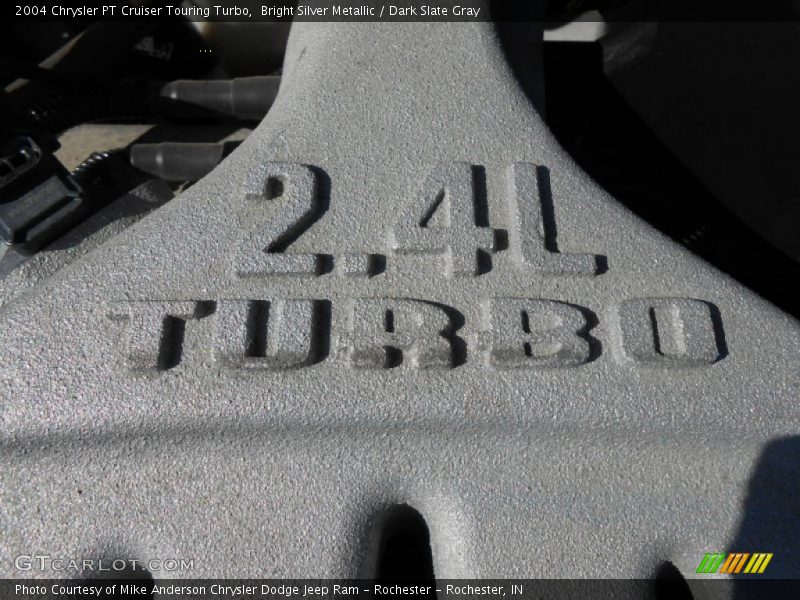 Bright Silver Metallic / Dark Slate Gray 2004 Chrysler PT Cruiser Touring Turbo