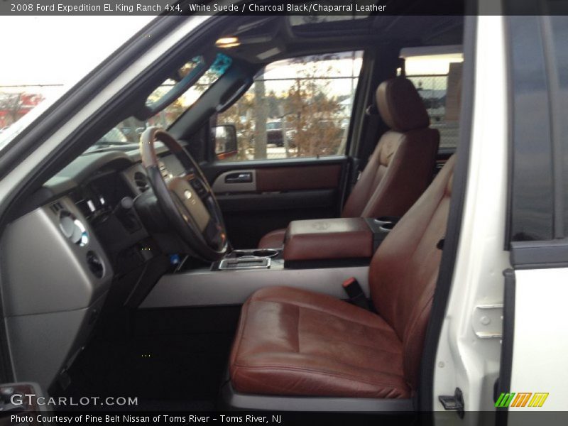 White Suede / Charcoal Black/Chaparral Leather 2008 Ford Expedition EL King Ranch 4x4