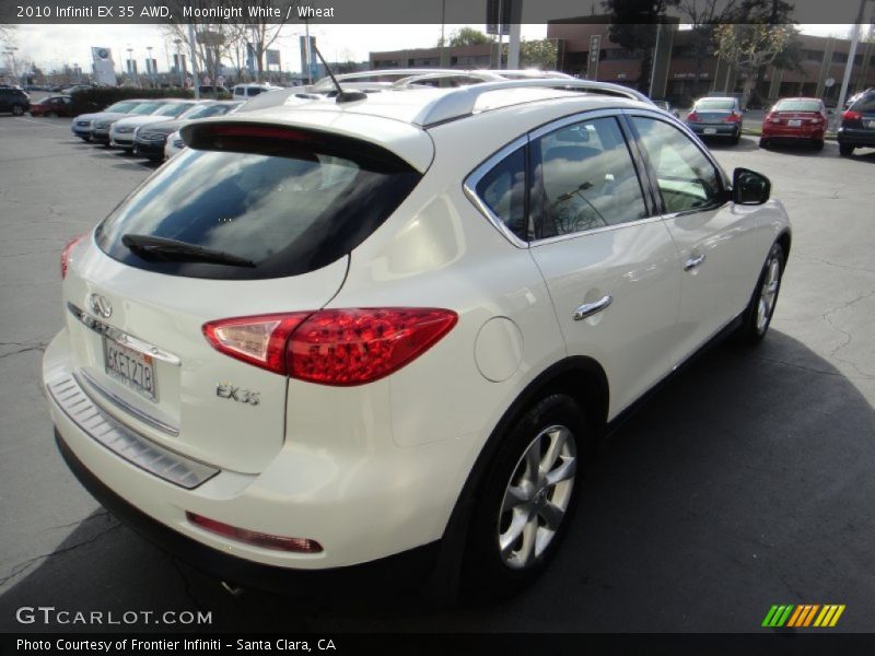 Moonlight White / Wheat 2010 Infiniti EX 35 AWD