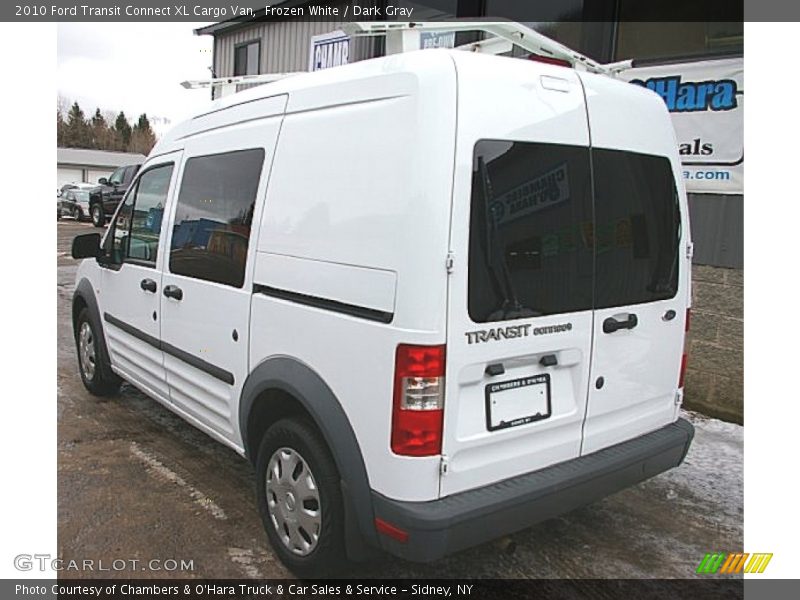 Frozen White / Dark Gray 2010 Ford Transit Connect XL Cargo Van