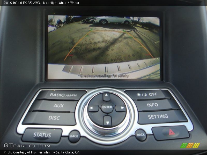 Controls of 2010 EX 35 AWD