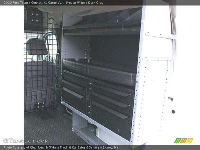 Frozen White / Dark Gray 2010 Ford Transit Connect XL Cargo Van