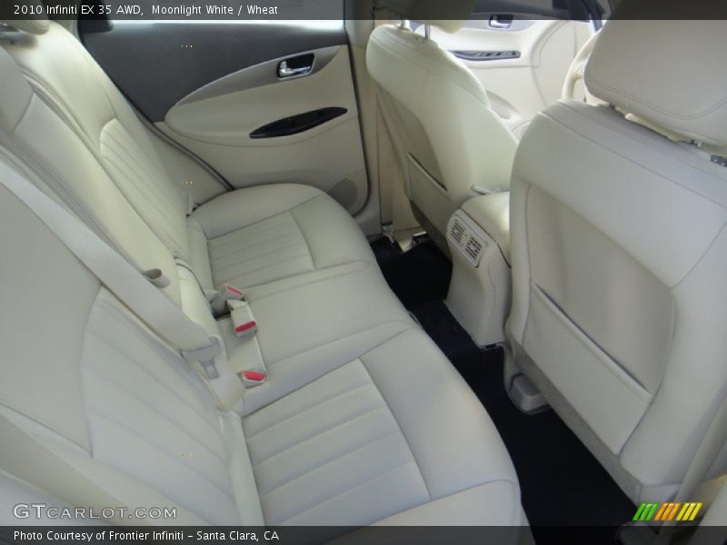 Rear Seat of 2010 EX 35 AWD