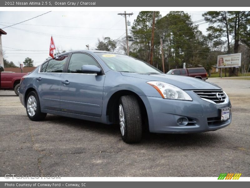 Ocean Gray / Charcoal 2012 Nissan Altima 2.5 S