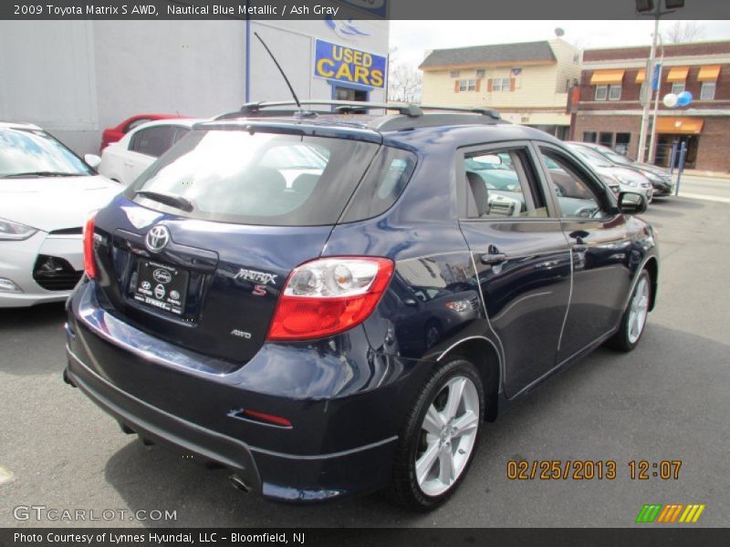 Nautical Blue Metallic / Ash Gray 2009 Toyota Matrix S AWD