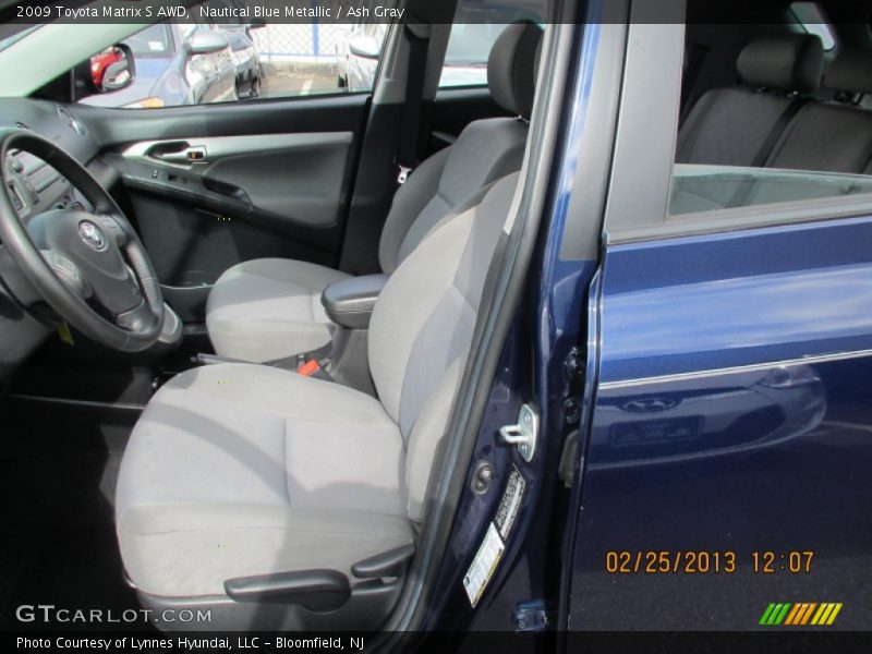 Nautical Blue Metallic / Ash Gray 2009 Toyota Matrix S AWD