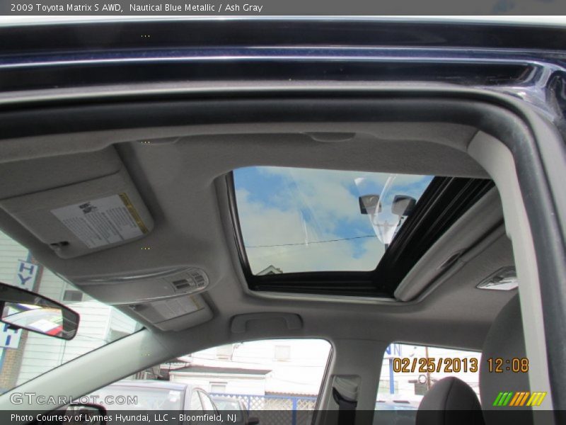 Nautical Blue Metallic / Ash Gray 2009 Toyota Matrix S AWD