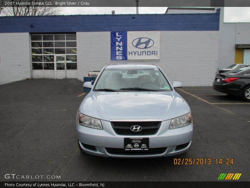 Bright Silver / Gray 2007 Hyundai Sonata GLS