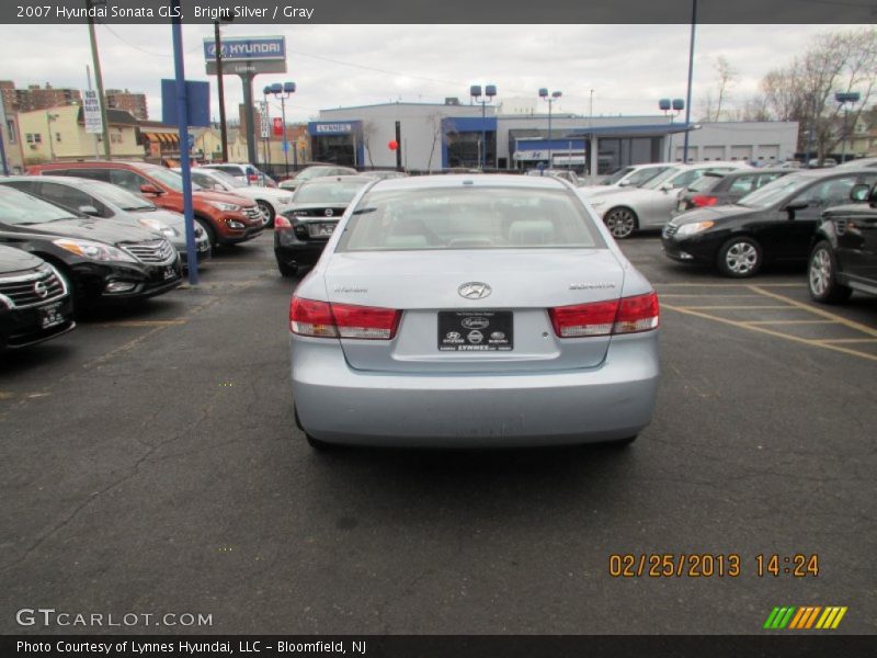 Bright Silver / Gray 2007 Hyundai Sonata GLS