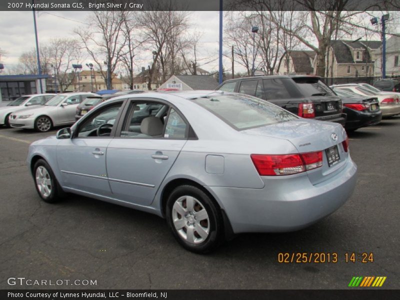 Bright Silver / Gray 2007 Hyundai Sonata GLS