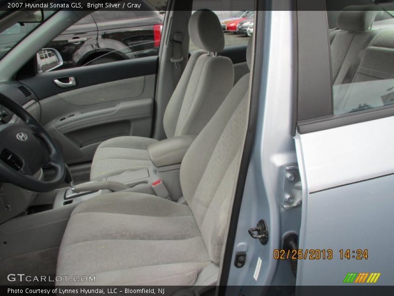 Bright Silver / Gray 2007 Hyundai Sonata GLS