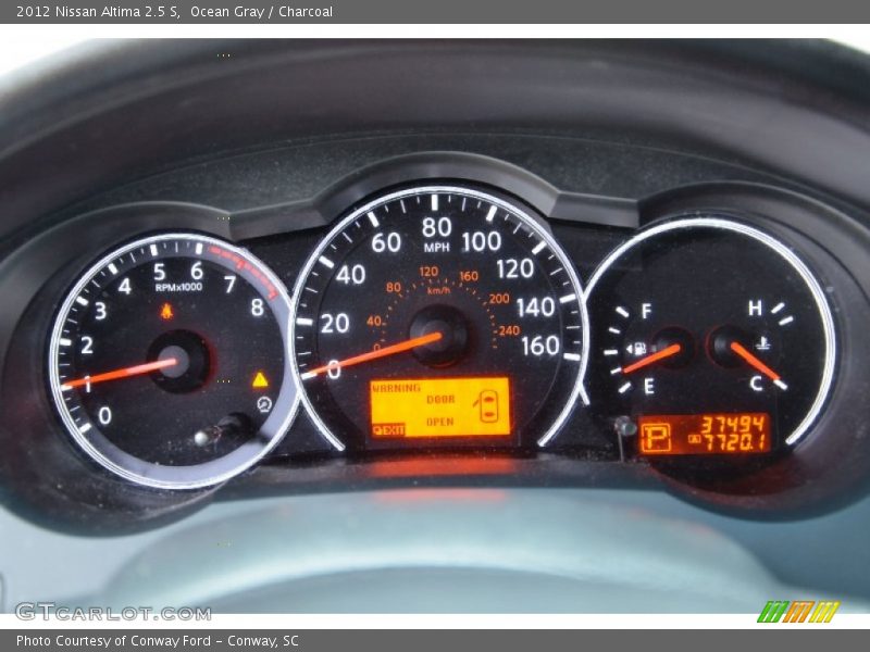 Ocean Gray / Charcoal 2012 Nissan Altima 2.5 S