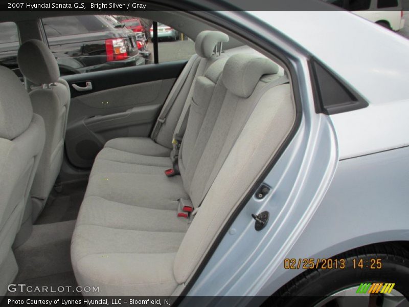 Bright Silver / Gray 2007 Hyundai Sonata GLS