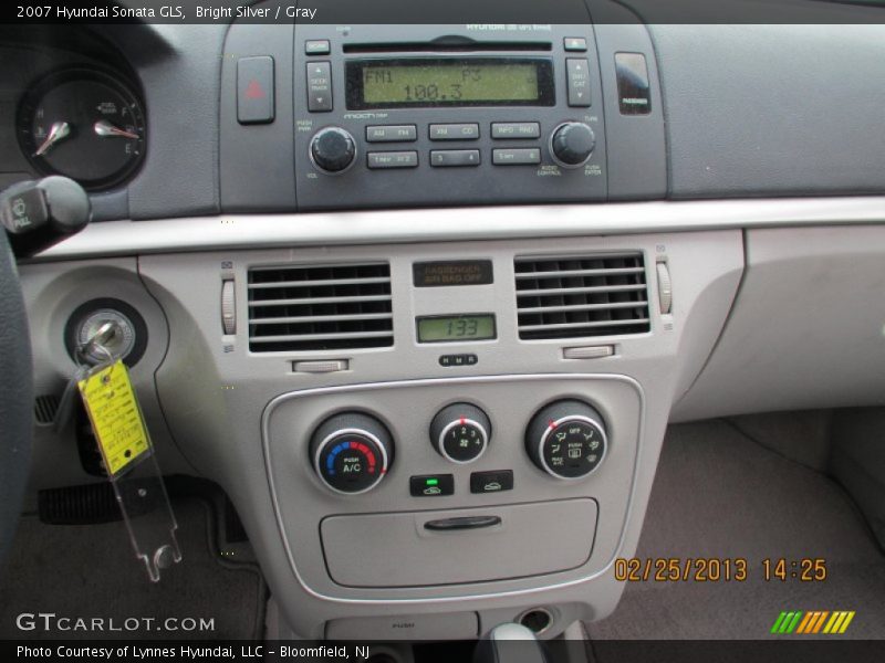 Bright Silver / Gray 2007 Hyundai Sonata GLS