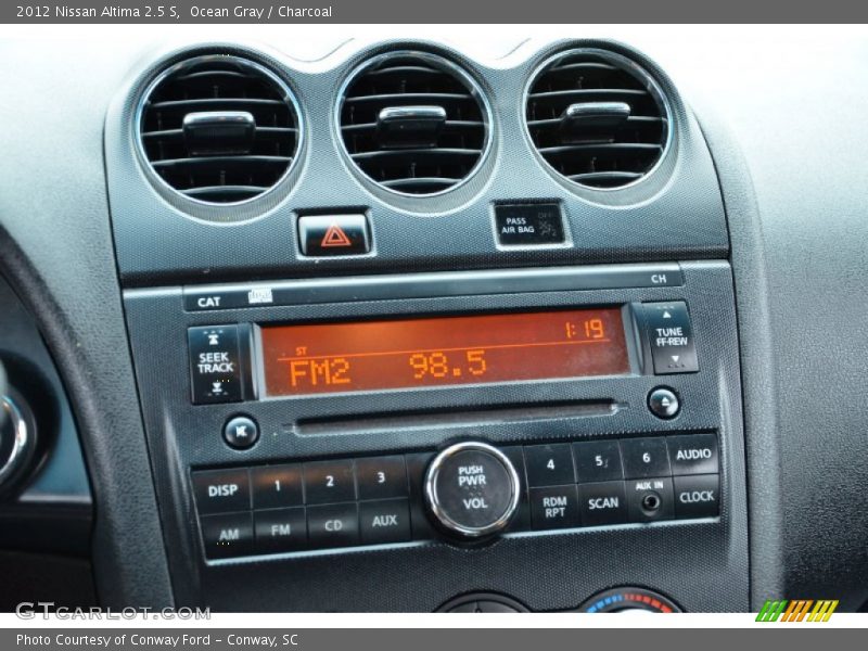 Ocean Gray / Charcoal 2012 Nissan Altima 2.5 S