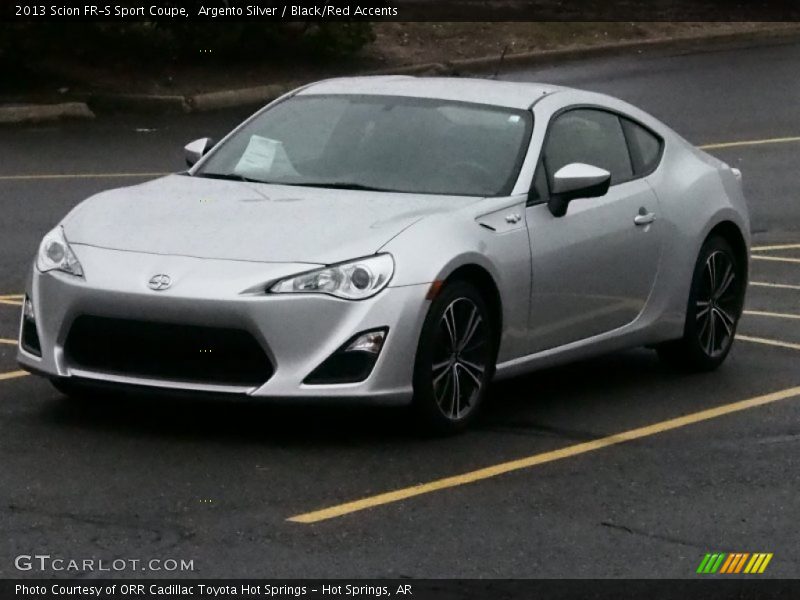 Argento Silver / Black/Red Accents 2013 Scion FR-S Sport Coupe