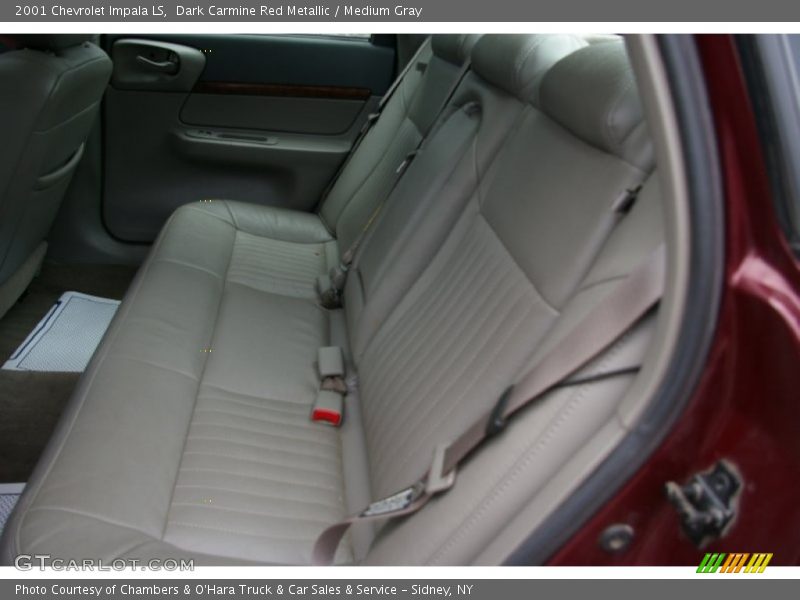 Dark Carmine Red Metallic / Medium Gray 2001 Chevrolet Impala LS