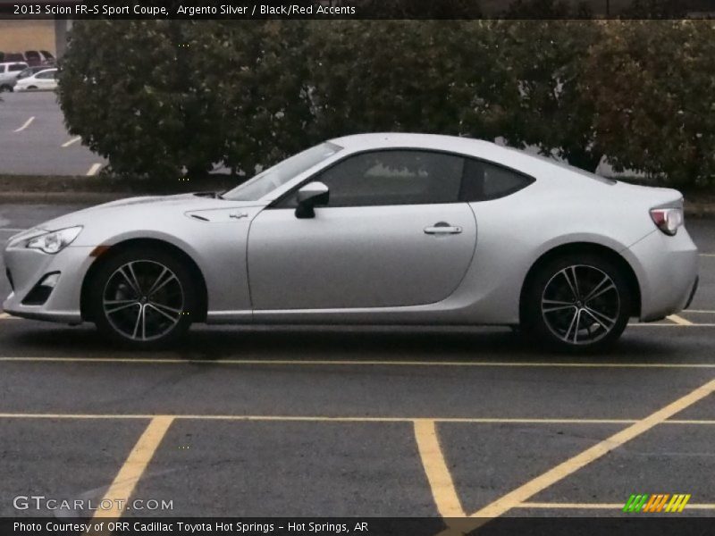 Argento Silver / Black/Red Accents 2013 Scion FR-S Sport Coupe