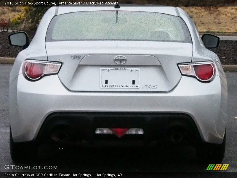 Argento Silver / Black/Red Accents 2013 Scion FR-S Sport Coupe