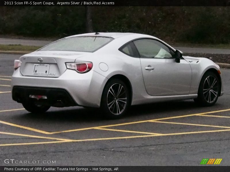 Argento Silver / Black/Red Accents 2013 Scion FR-S Sport Coupe