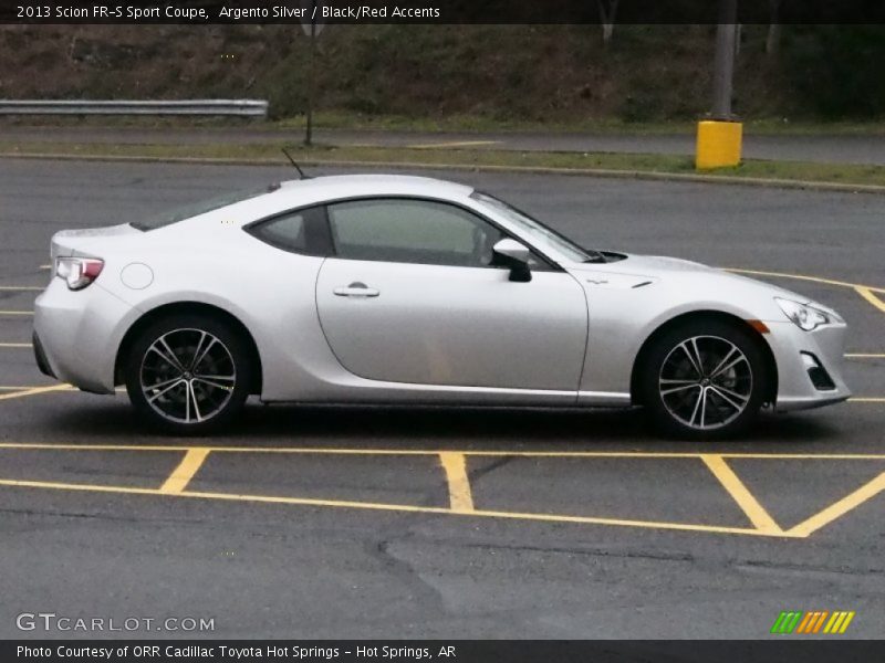 Argento Silver / Black/Red Accents 2013 Scion FR-S Sport Coupe