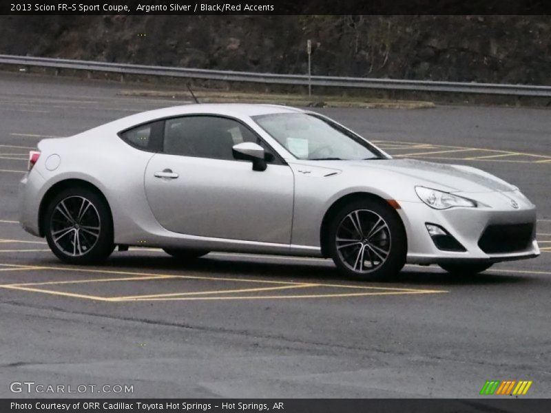 Argento Silver / Black/Red Accents 2013 Scion FR-S Sport Coupe
