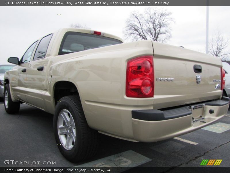  2011 Dakota Big Horn Crew Cab White Gold Metallic