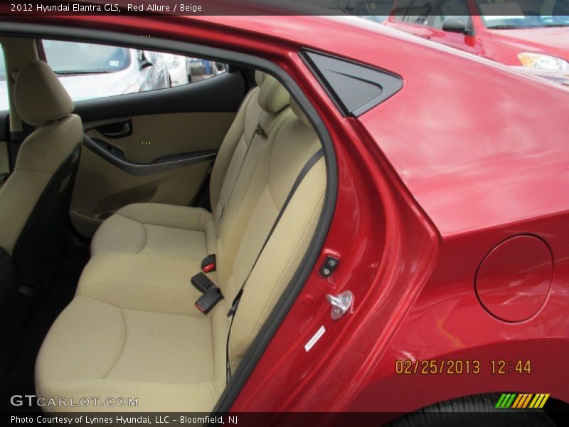 Red Allure / Beige 2012 Hyundai Elantra GLS