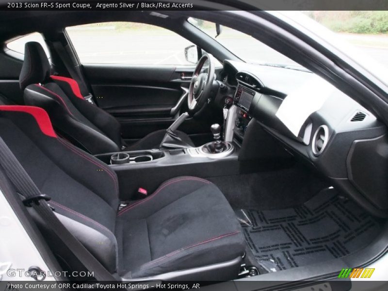  2013 FR-S Sport Coupe Black/Red Accents Interior