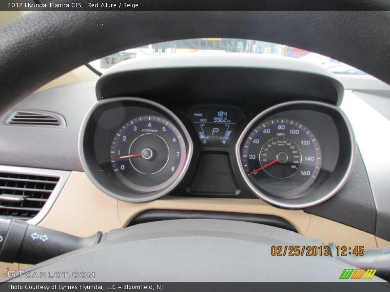 Red Allure / Beige 2012 Hyundai Elantra GLS