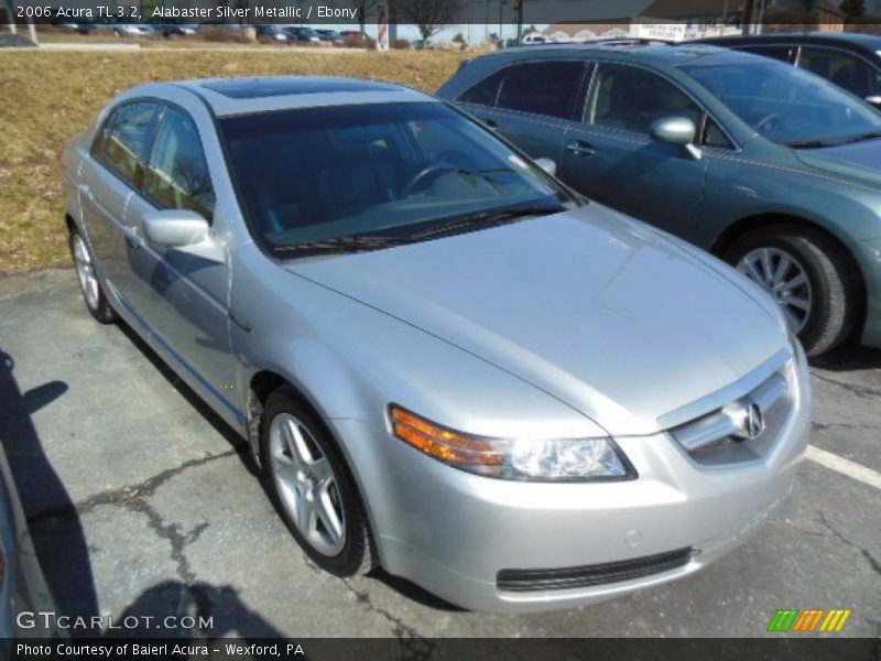 Alabaster Silver Metallic / Ebony 2006 Acura TL 3.2
